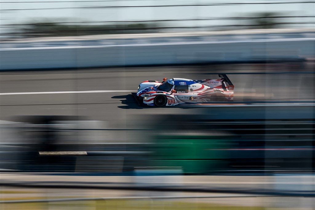 Malthe Jakobsen var den næsthurtigste LMP3-kører i det tætte felt ved Rolex 24 at Daytona.
(Foto: Sean Creech Motorsport)